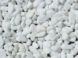 White stones