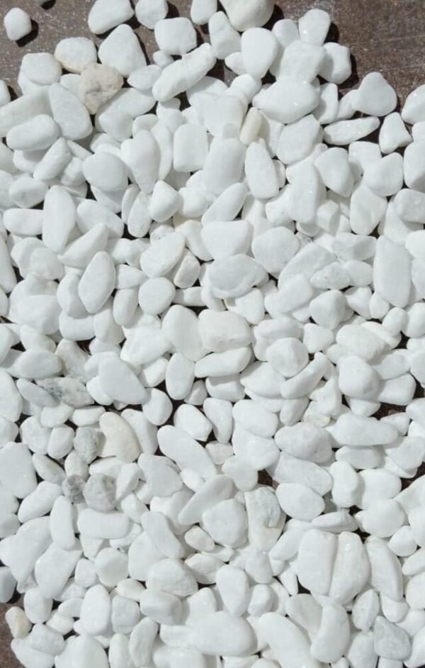 White stones